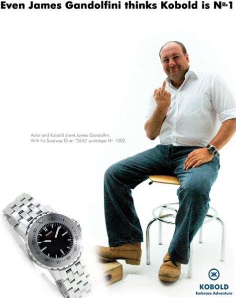 james gandolfini kobold watch|tony soprano kobold watch.